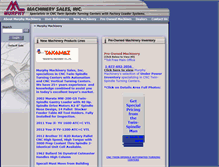 Tablet Screenshot of murphymachinery.com